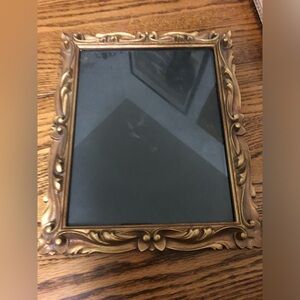 Vintage 8x10 picture frame wooden floral